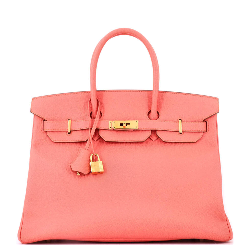 Hermes Birkin 35 Pink Epsom with Gold Hardware
